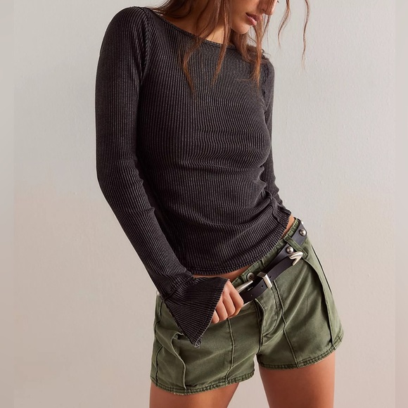 FREE PEOPLE Women’s We The Free Soul Sister Layering Top-Black-SIZE X-SMALL - Picture 5 of 16